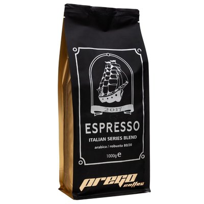 Кофе в зёрнах Prego Espresso 1 кг 134 фото