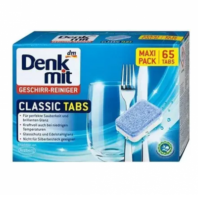 Таблетки для посудомийної машини Denkmit Classic, 65 шт.975g 3377 фото