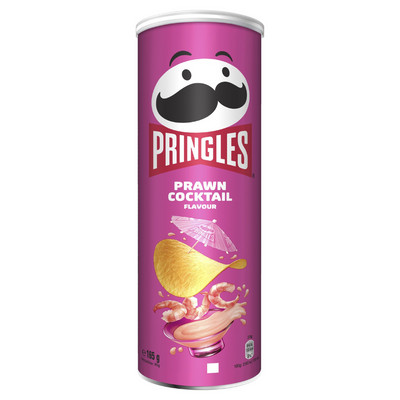 Чипсы Pringles со вкусом коктейля из креветок, 165 г 1040 фото