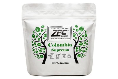 Кава в зернах ZFC Колумбія Супремо 330 г. 256 фото