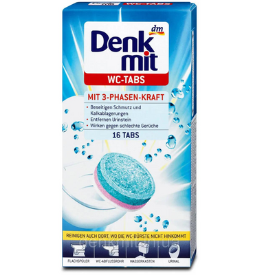 Таблетки для чищення унітаза DenkMit WC-Tabs 400гр. 16 шт. 1387 фото