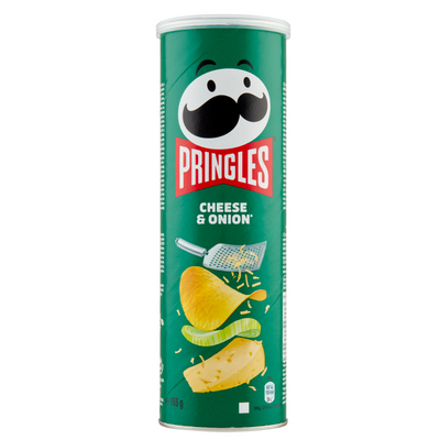 Чіпси Pringles зі смаком сиру та цибулі, 165 г 1043 фото