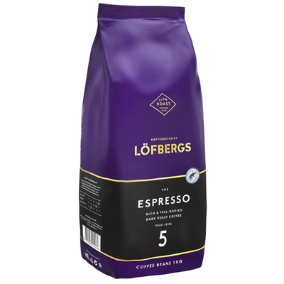 Кофе в зернах Lofbergs Espresso 1 кг 1290 фото