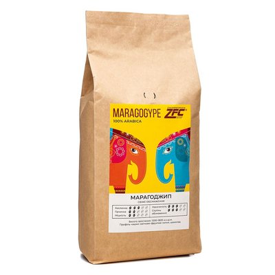 Кава в зернах ZFC Марагоджип 1 кг. 124 фото